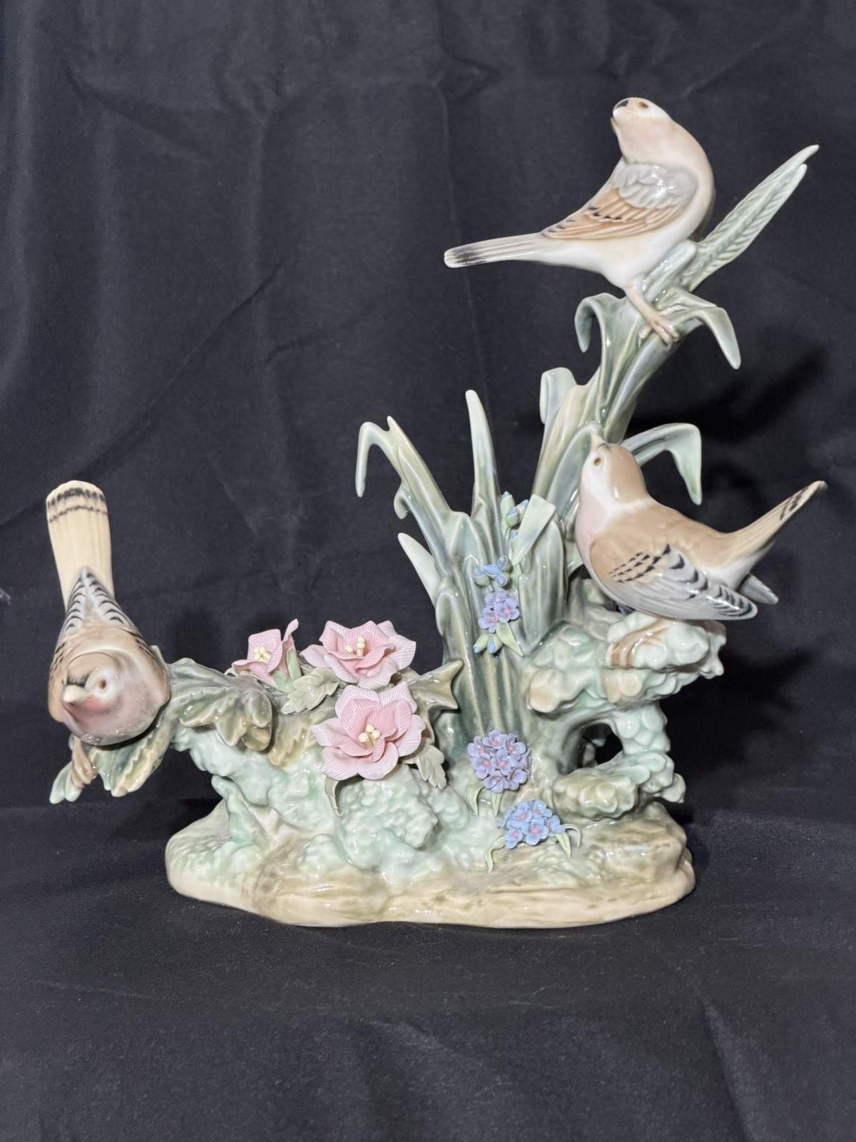 LLADRO Bird Trio Mint Retired Limited Ed Very Rare #01001369 1369 LLADRO Bird Trio Mint Retired Limited Ed Very Rare #01001369 1369