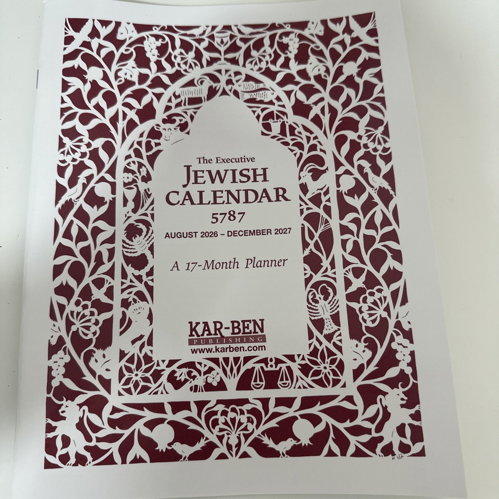 Executive Jewish Calendar 5787 -2026-2027 Executive Jewish Calendar 5787 -2026-2027