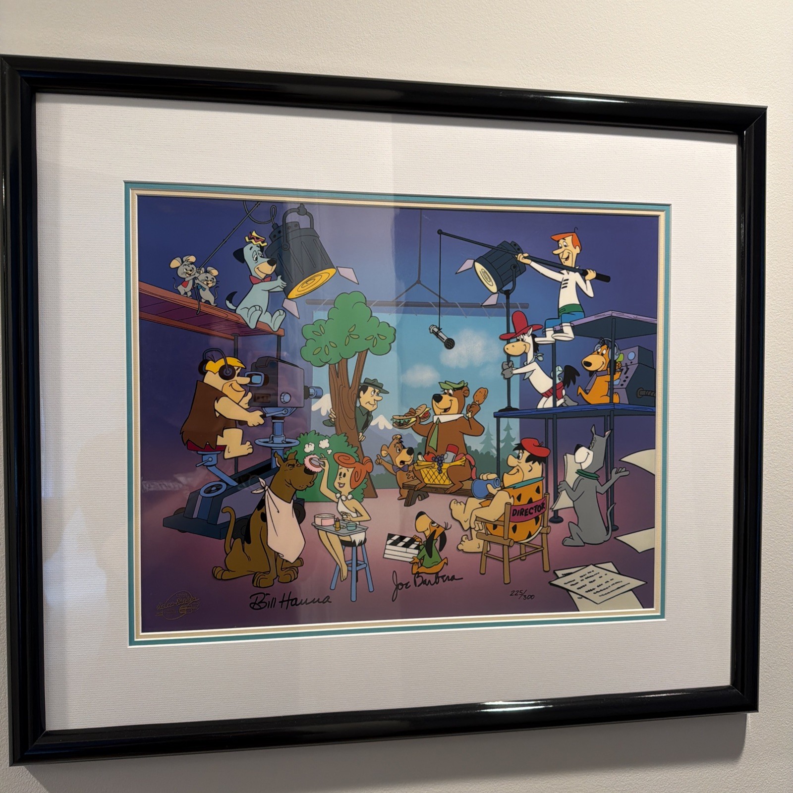 Quiet on the set animation cel #225/300