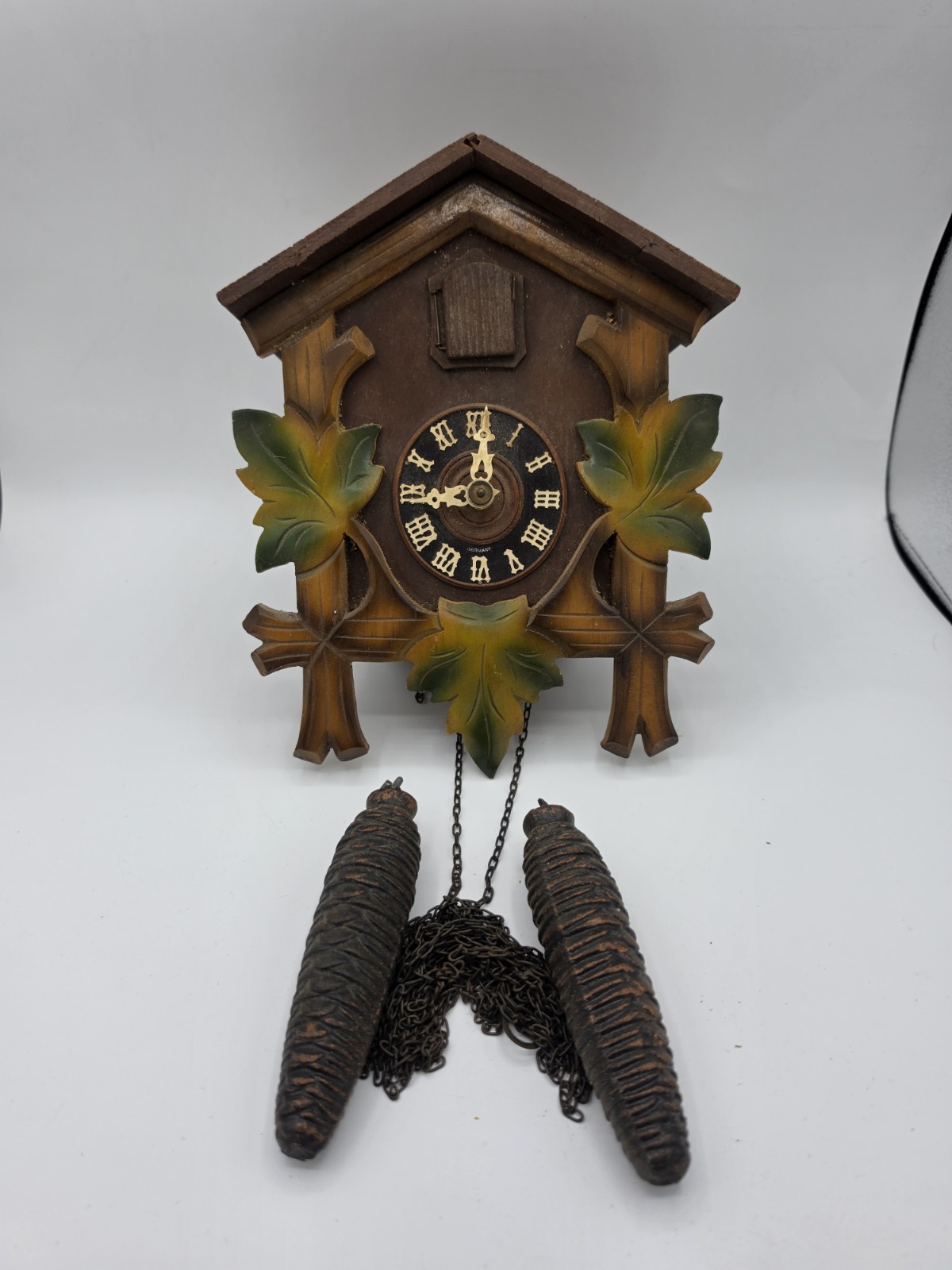 Vintage WestGerman Regula WOODEN Cuckoo Clock-Parts/Repair See All Pictures ASIS