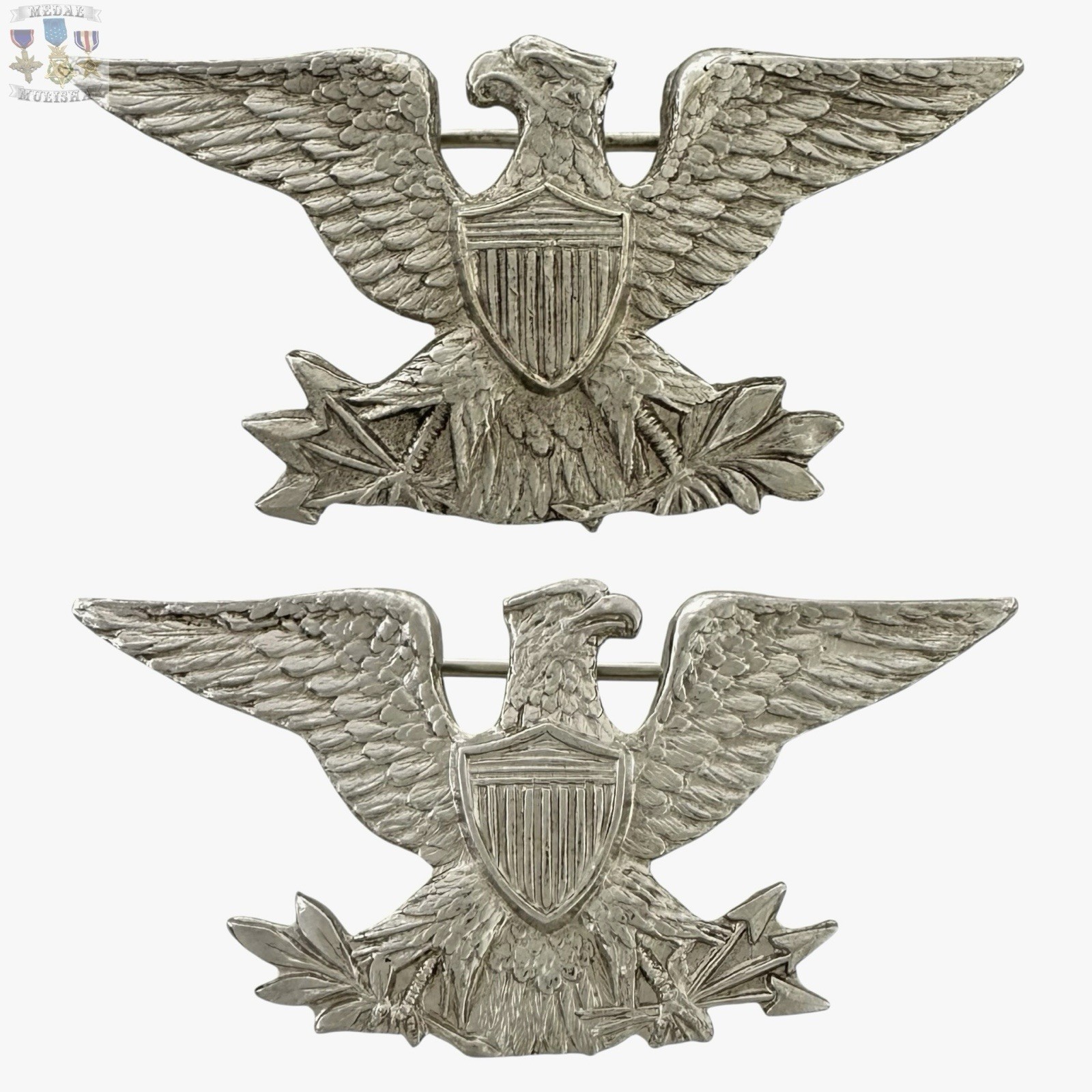 PRE WWII NAVY CAPTAIN “WAR 🦅 EAGLES” INSIGNIA MARINE CORPS COLONEL 1930’S #150