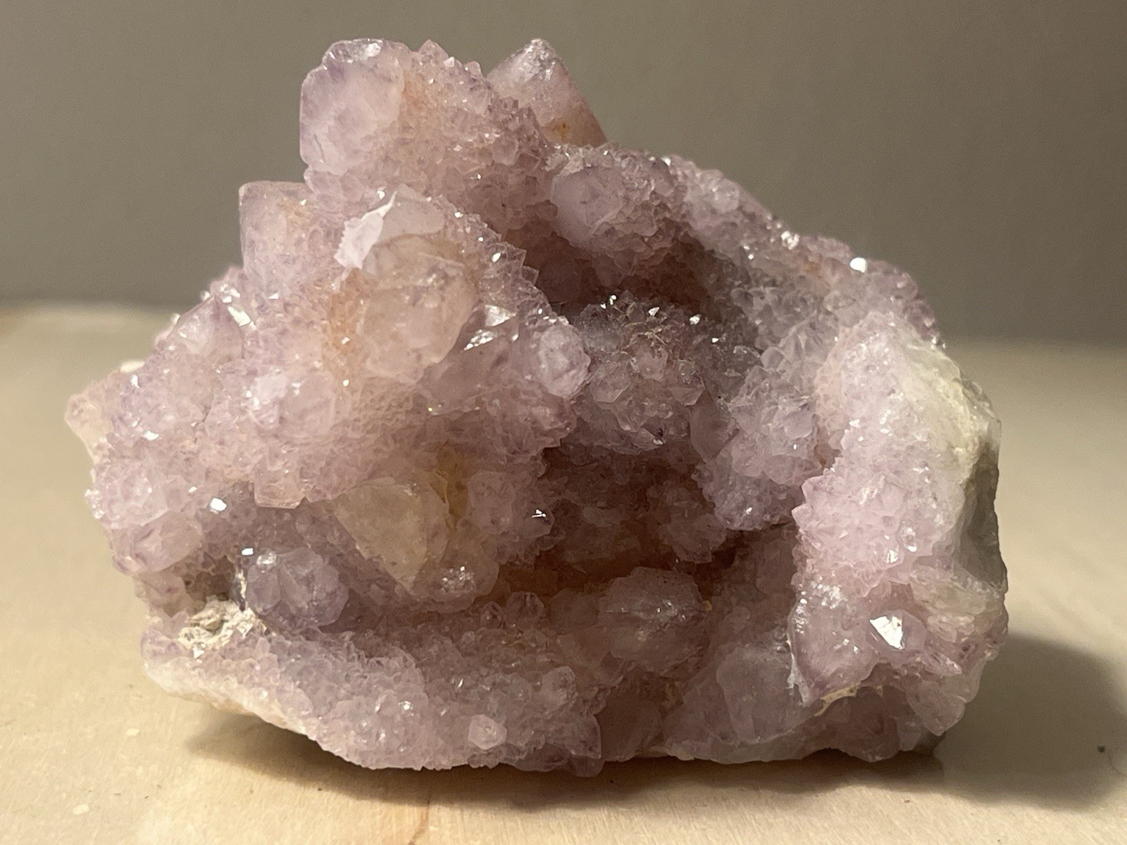 Natural Druzy Amethyst Crystal Cluster 10.9 Oz Genuine Purple Quartz Specimen