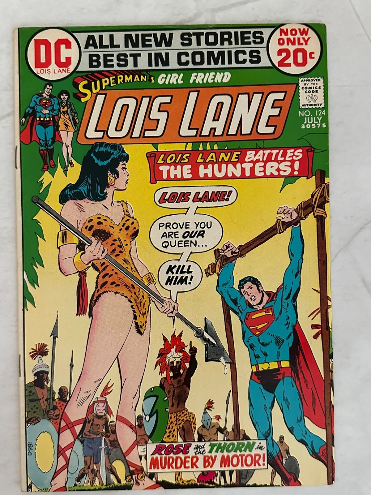 Supermans Girlfriend, Lois Lane #124 DC 1972 Supermans Girlfriend, Lois Lane #124 DC 1972