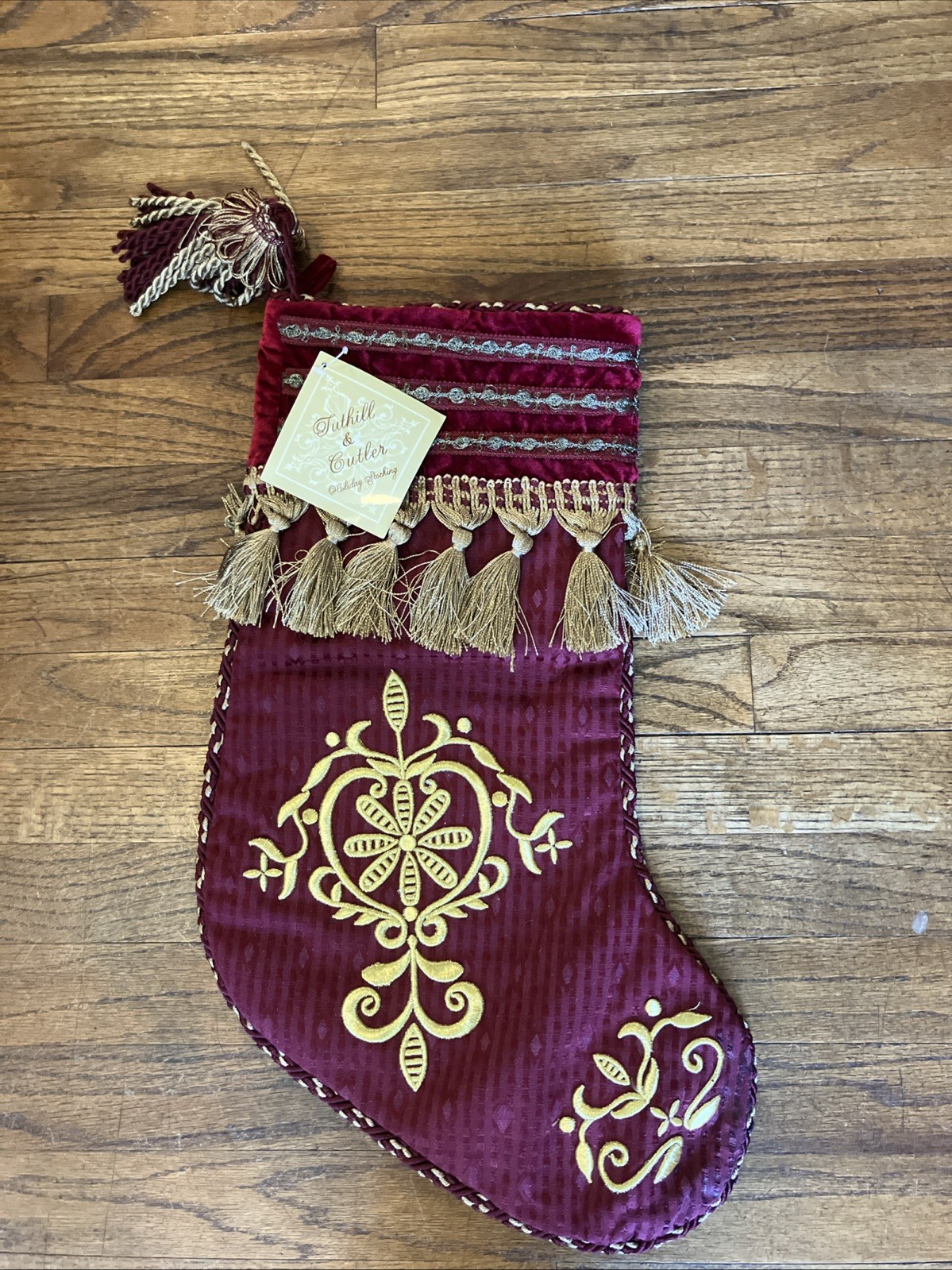 vintage The Jabara Group Christmas stocking