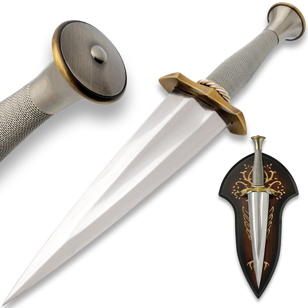 Lord of the Rings Dagger of Boromir | Wall Display & COA Included | Length 14 Lord of the Rings Dagger of Boromir | Wall Display & COA Included | Length 14