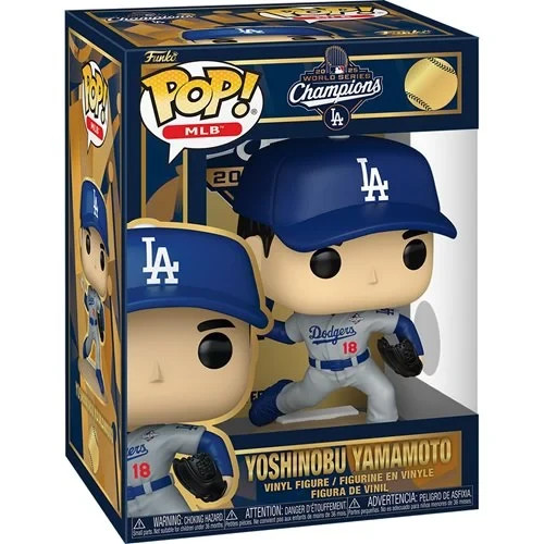 Funko Pop MLB Los Angeles Dodgers Yoshinobu Yamamoto 2025 World Series MVP