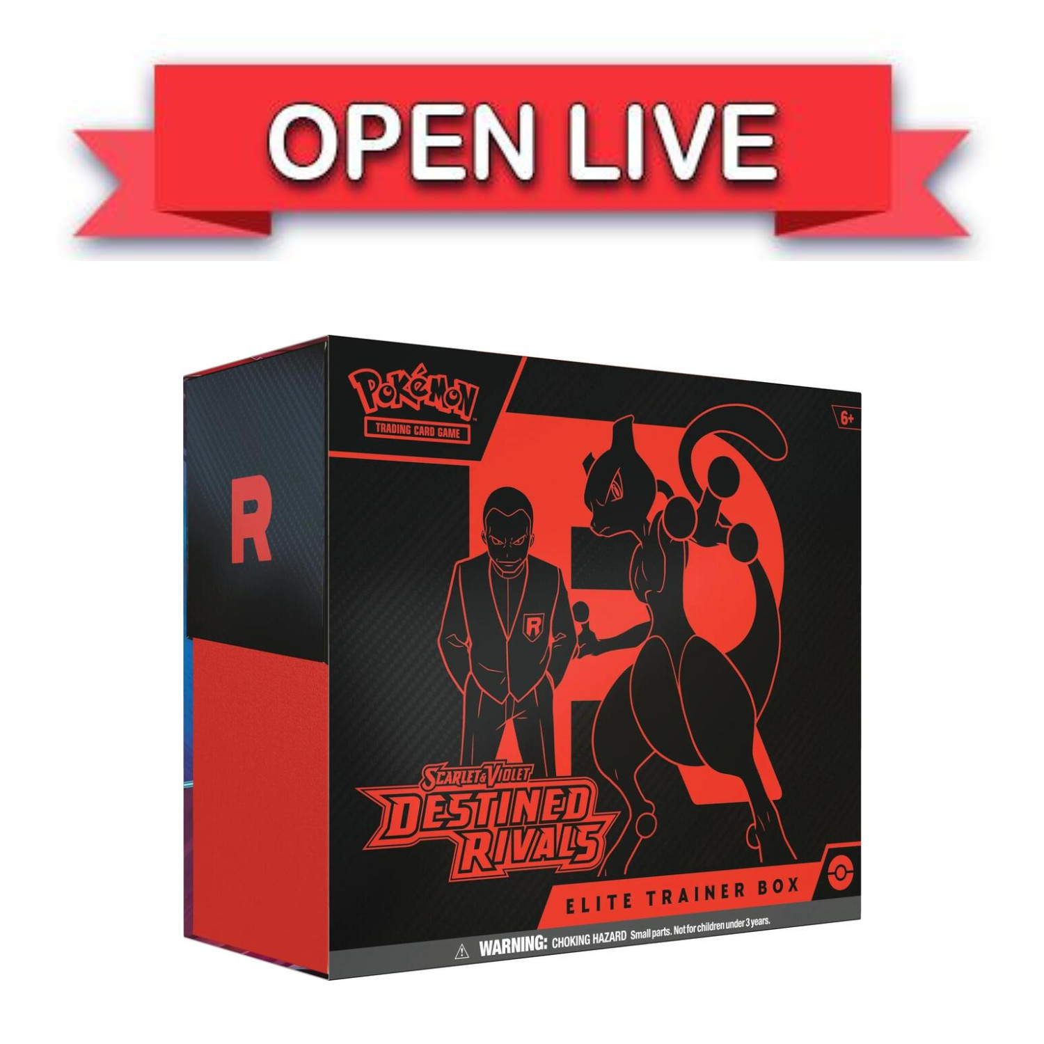 Open Live Pokemon Destined Rivals Elite Trainer Box (ETB) [English]