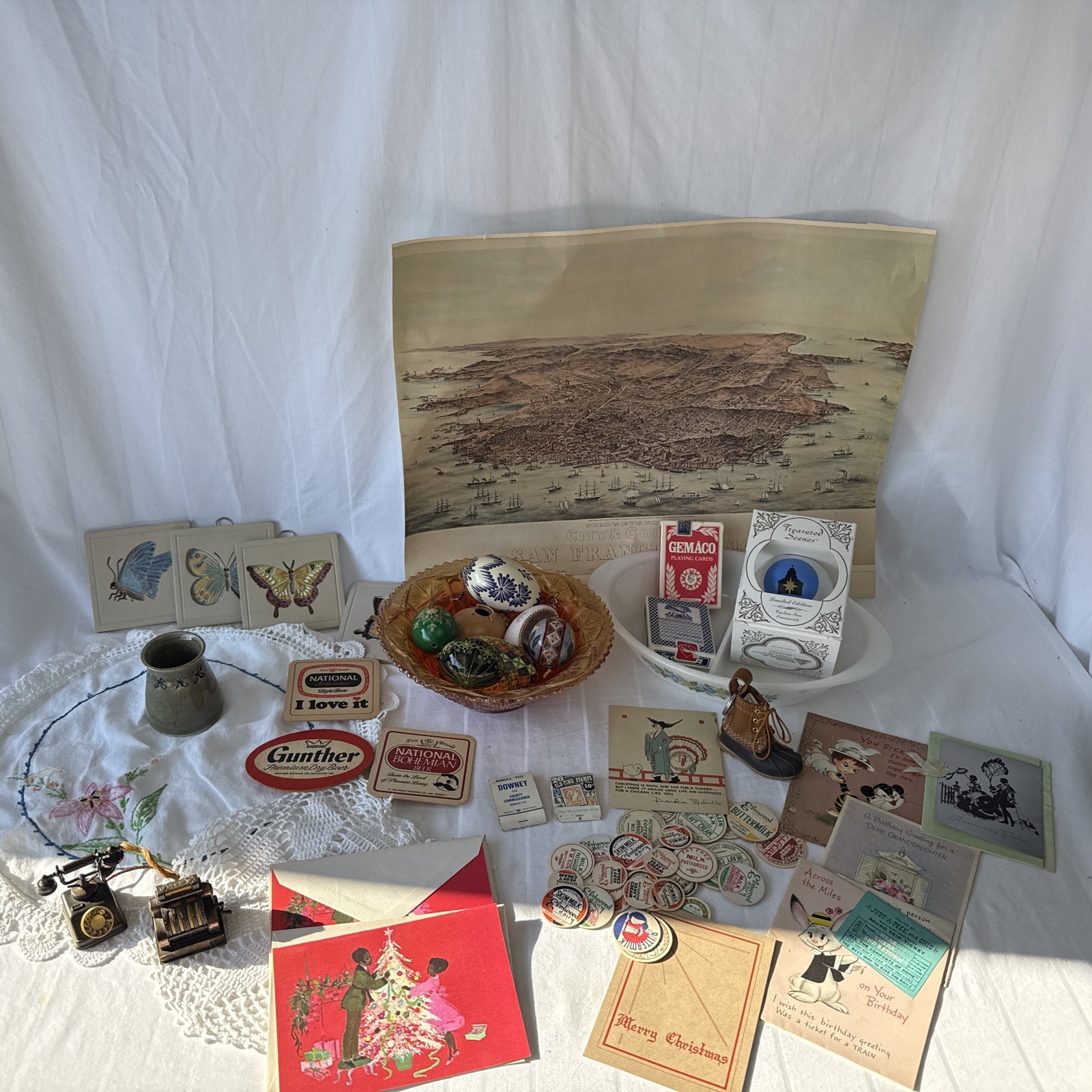 Huge Vintage Junk Drawer Lot Collectibles Box Resellers Bulk Wholesale Treasures