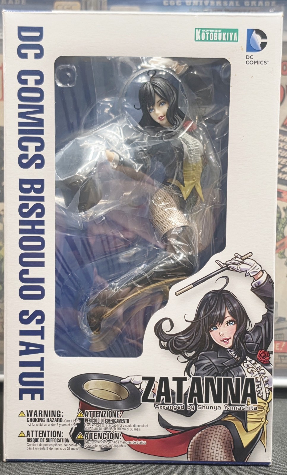 Kotobukiya BISHOUJO - Zatanna - 1st Edition DC Comics NEW SEALED RARE Kotobukiya BISHOUJO - Zatanna - 1st Edition DC Comics NEW SEALED RARE