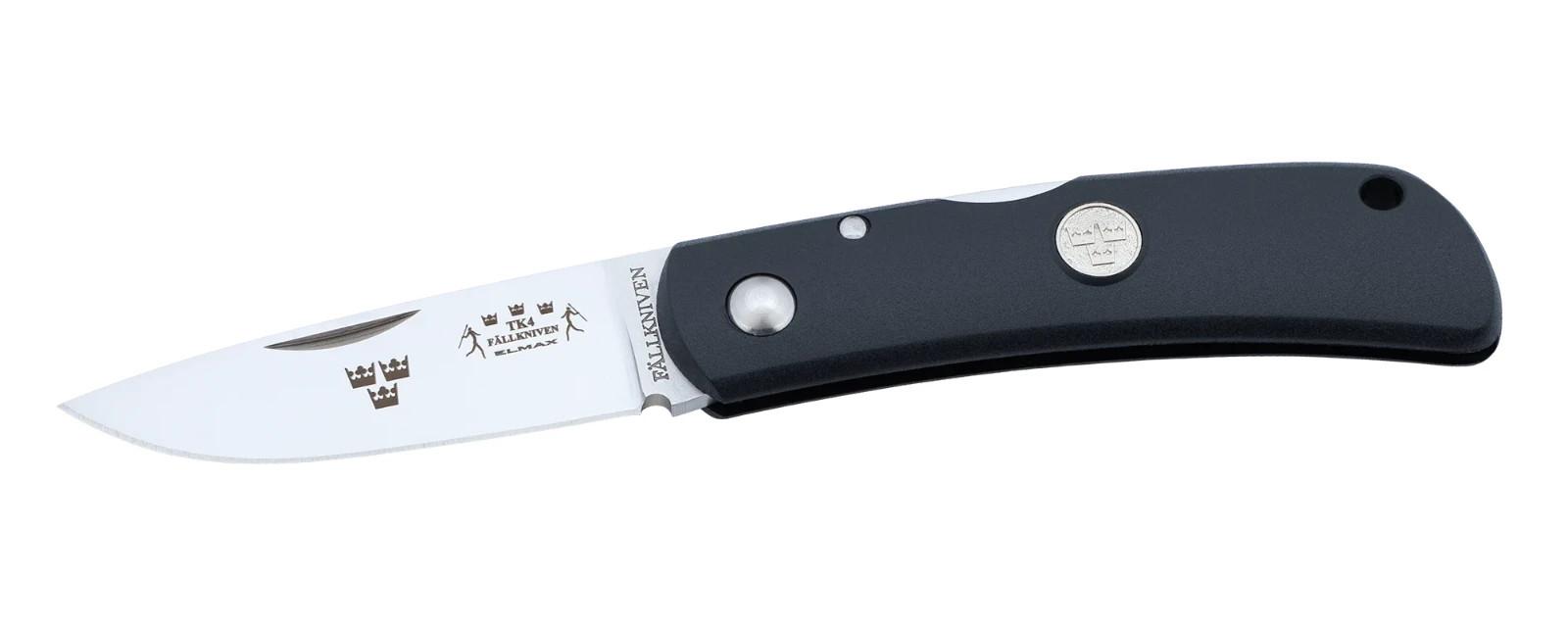 Fallkniven Tre Kronor Lockback Folding Knife Elmax Steel Blade Zytel Handle