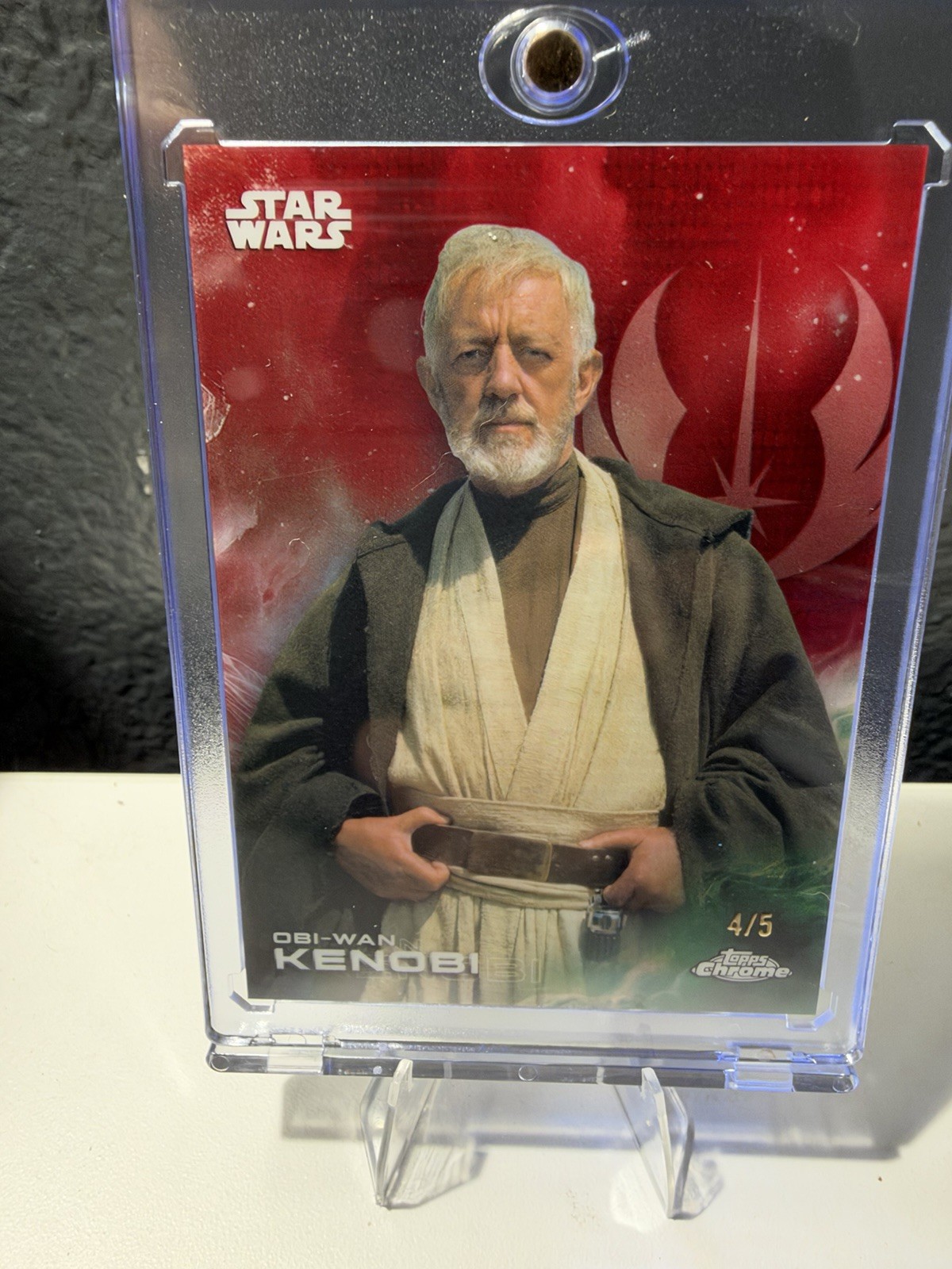 Obi-Wan Kenobi 2025 Topps Chrome Star Wars #139 Star Wars: A New Hope Red /5 Obi-Wan Kenobi 2025 Topps Chrome Star Wars #139 Star Wars: A New Hope Red /5