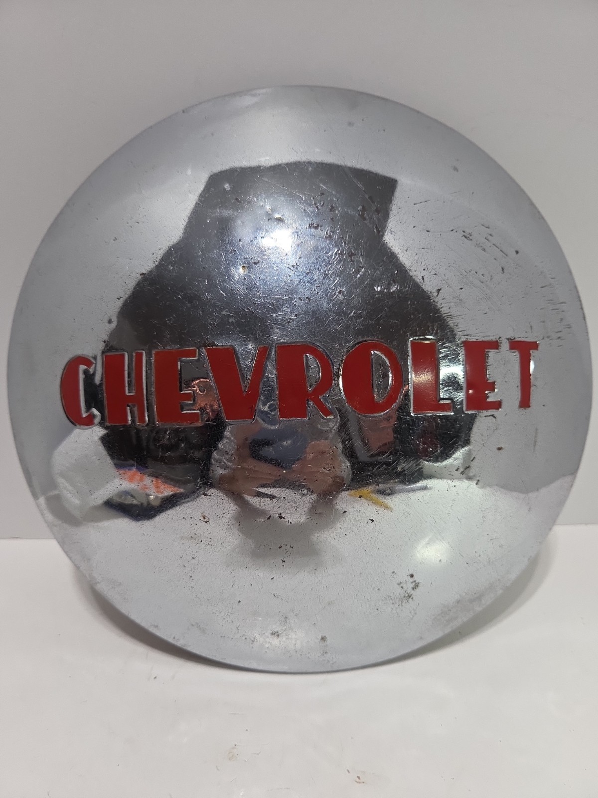 Vintage 1947-1953 Chevrolet Truck Hubcap Chrome 9\