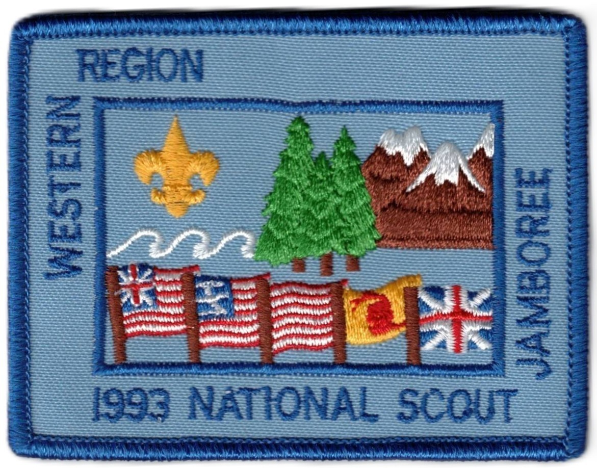 1993 National Jamboree - Western Region pocket patch