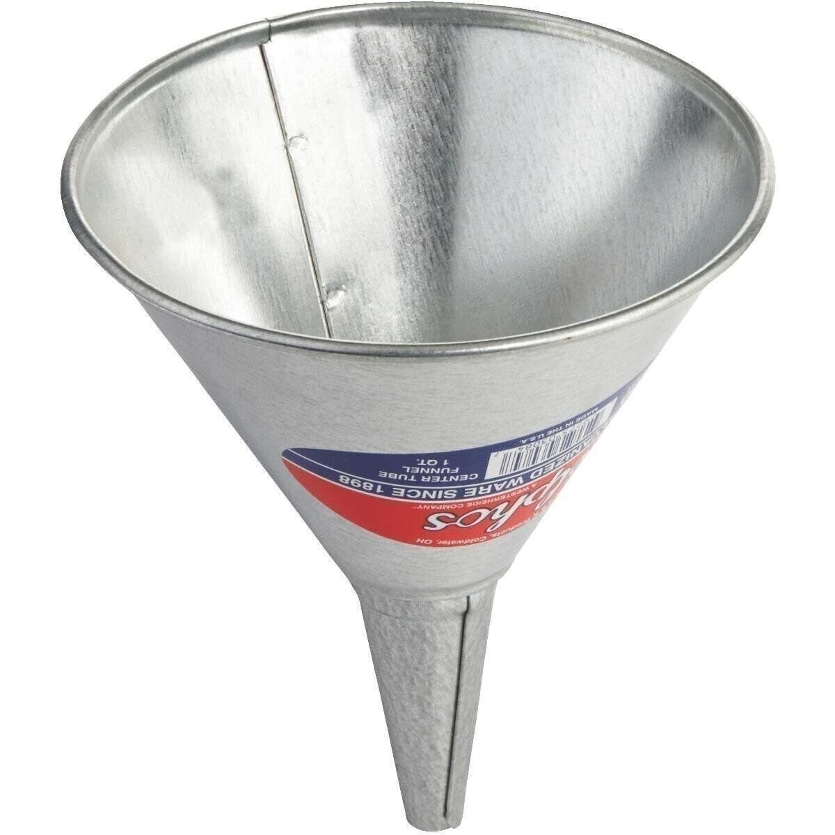 Delphos 1Qt Galvanized Funnel Delphos 1Qt Galvanized Funnel