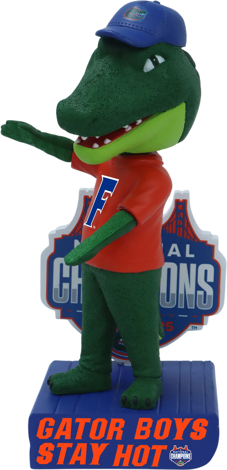 Florida Gators 2025 Men\'s Basketball Champions Gator Boys Stay Hot Bobblehead