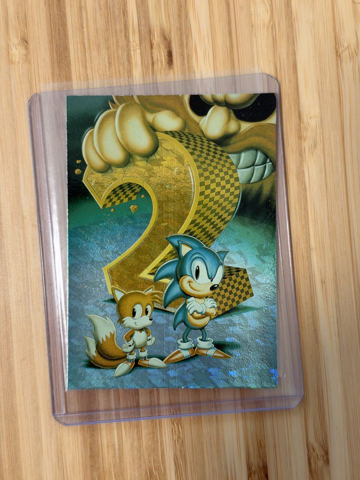 1993 Topps SONIC THE HEDGEHOG Prism Card #2 Holo Foil