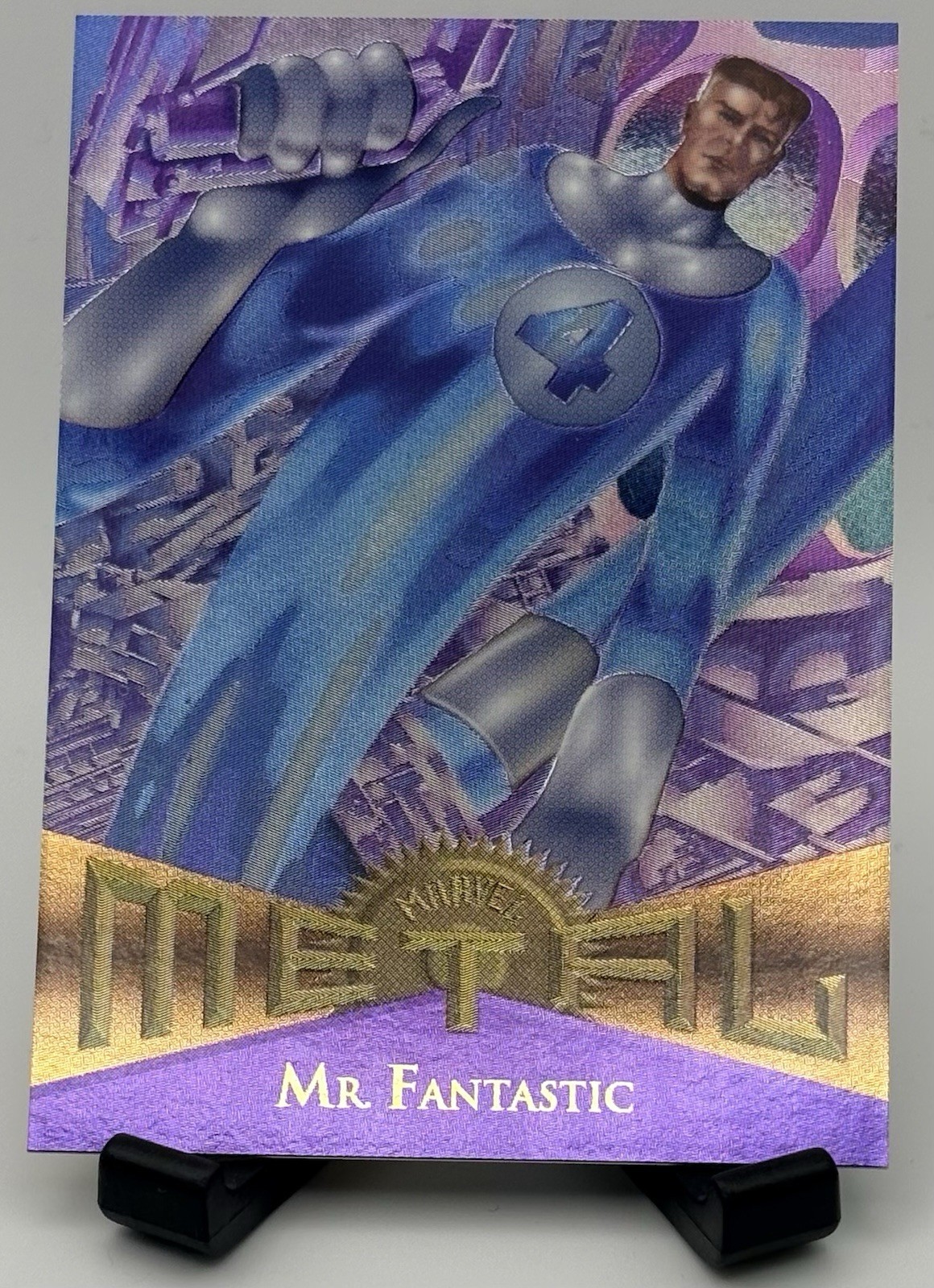 1995 Fleer Marvel Metal Mr. Fantastic #36 1995 Fleer Marvel Metal Mr. Fantastic #36
