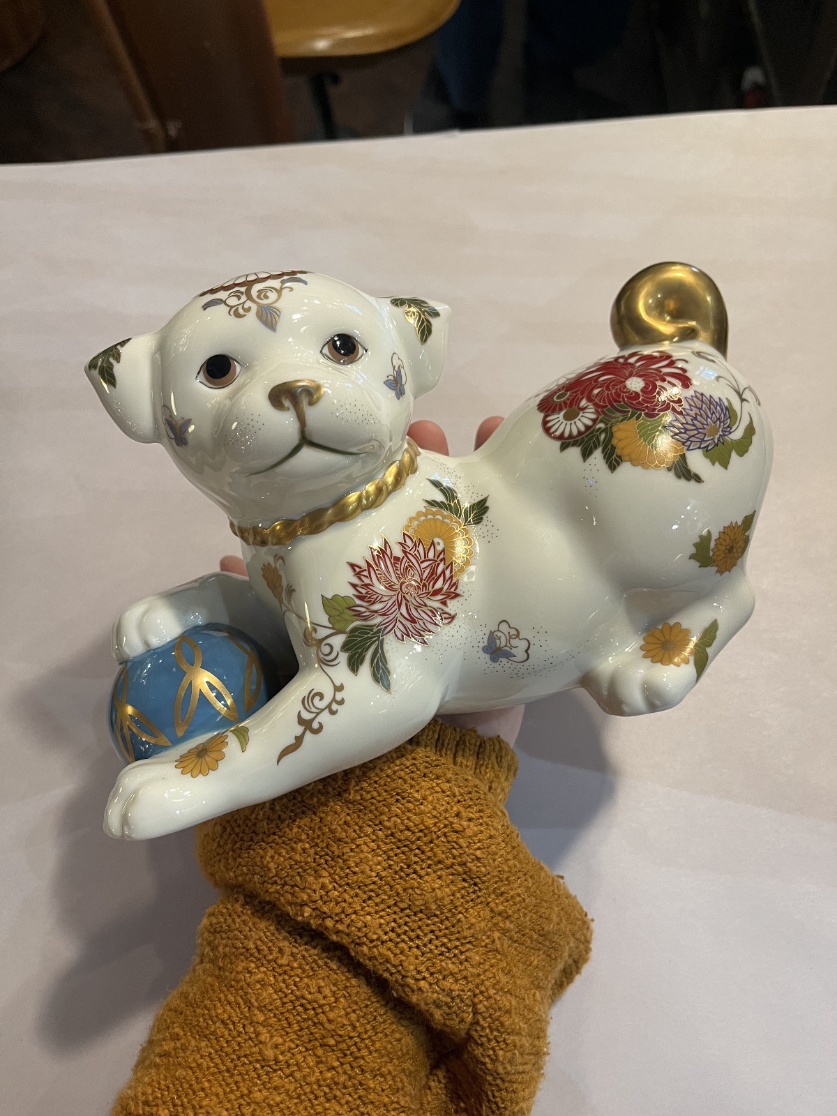 Vintage 1987 hand-painted porcelain 