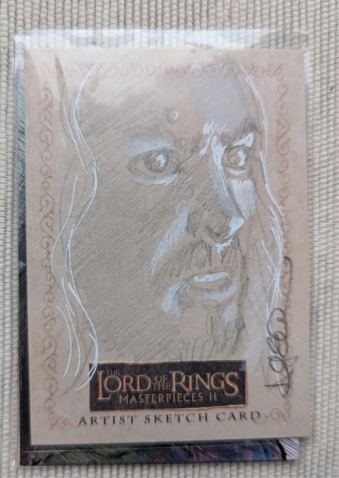 Topps Lord of The Rings Masterpieces ll Sketch Card Eomer - Darla Ecklund