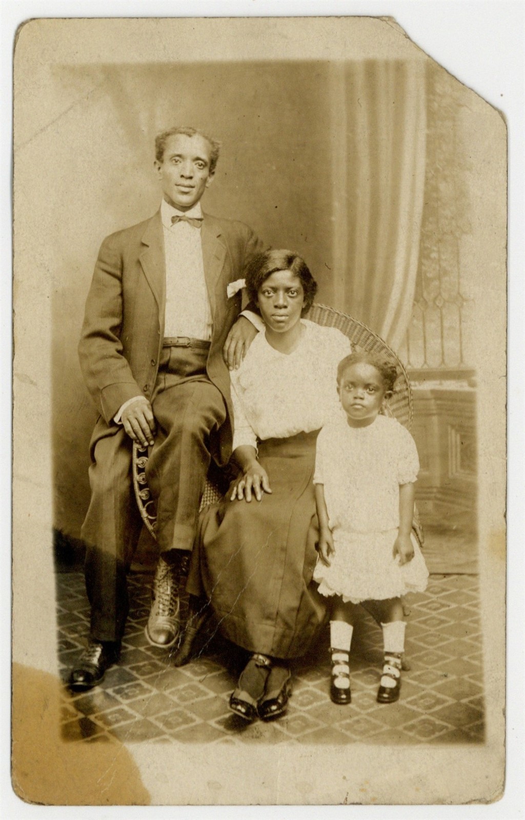 African American 1910 Loving Family Portrait,Beautiful Black Woman Handsome RPPC African American 1910 Loving Family Portrait,Beautiful Black Woman Handsome RPPC