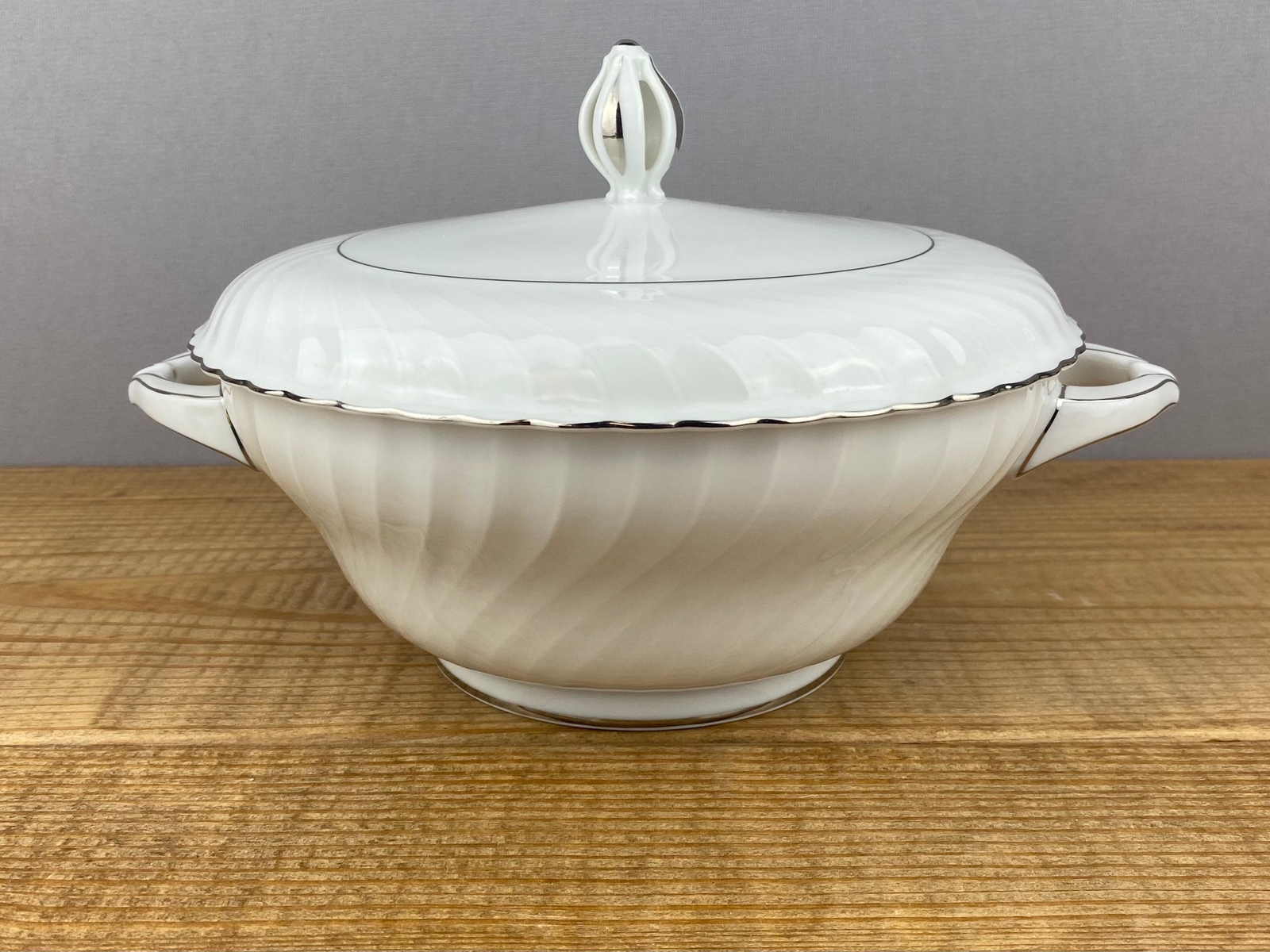 Royal Tettau Annette White Covered Serving Dish Vintage Royal Tettau Annette White Covered Serving Dish Vintage