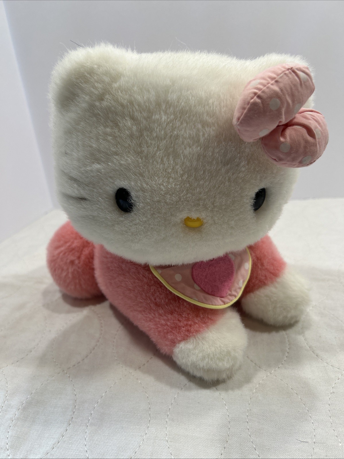 Sanrio Hello Kitty baby Plush 1998. Tag Cut Off But Clean.