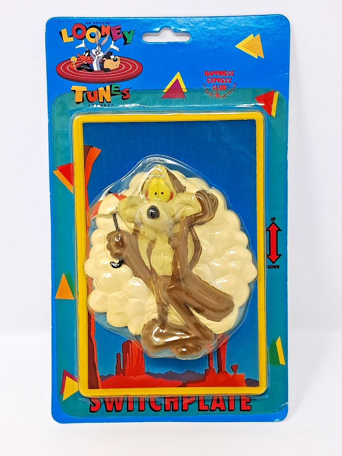 Wile E. Coyote Switchplate 1994 Looney Tunes vintage sealed light switch cover