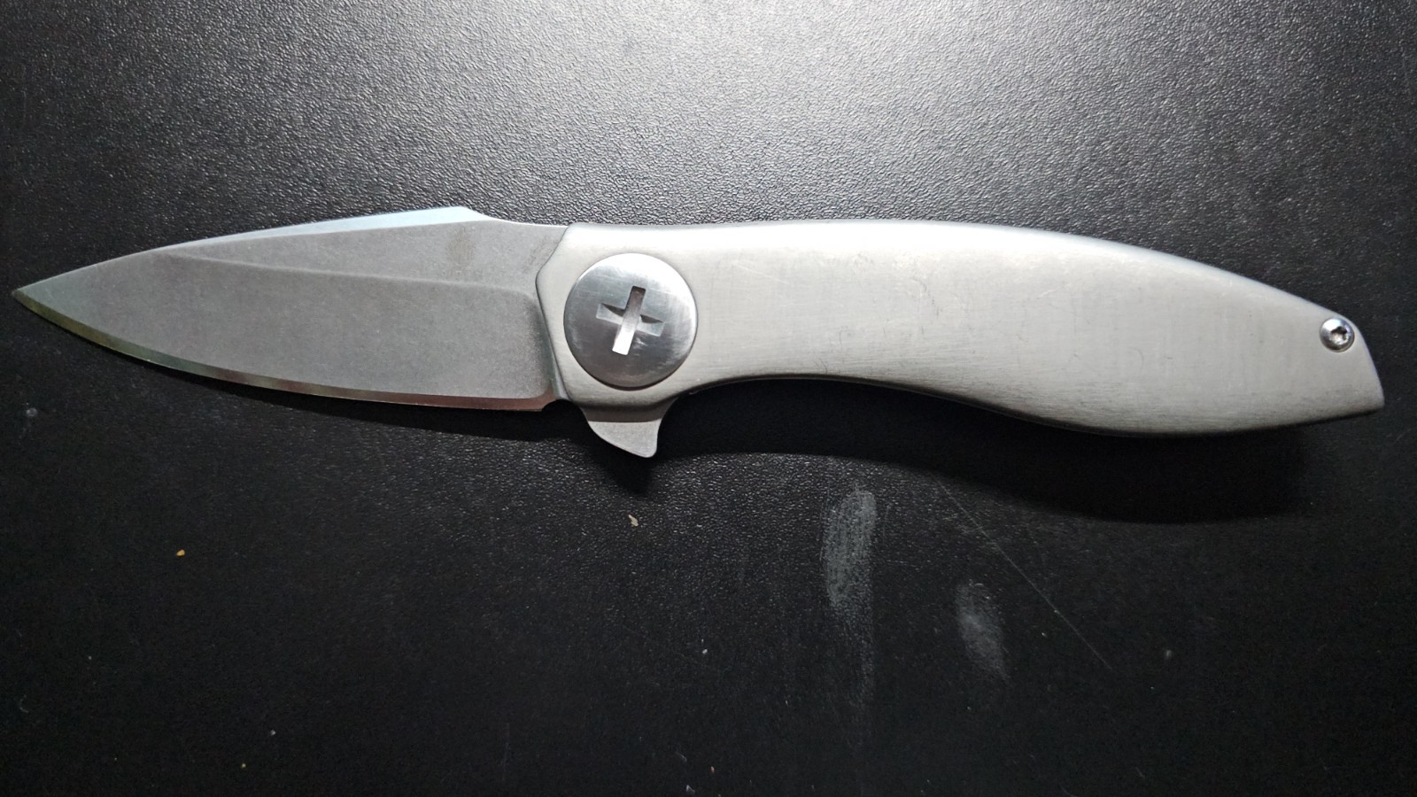 Kizer John Gray S.L.T. Flipper Knife Titanium (3.5\ Kizer John Gray S.L.T. Flipper Knife Titanium (3.5\