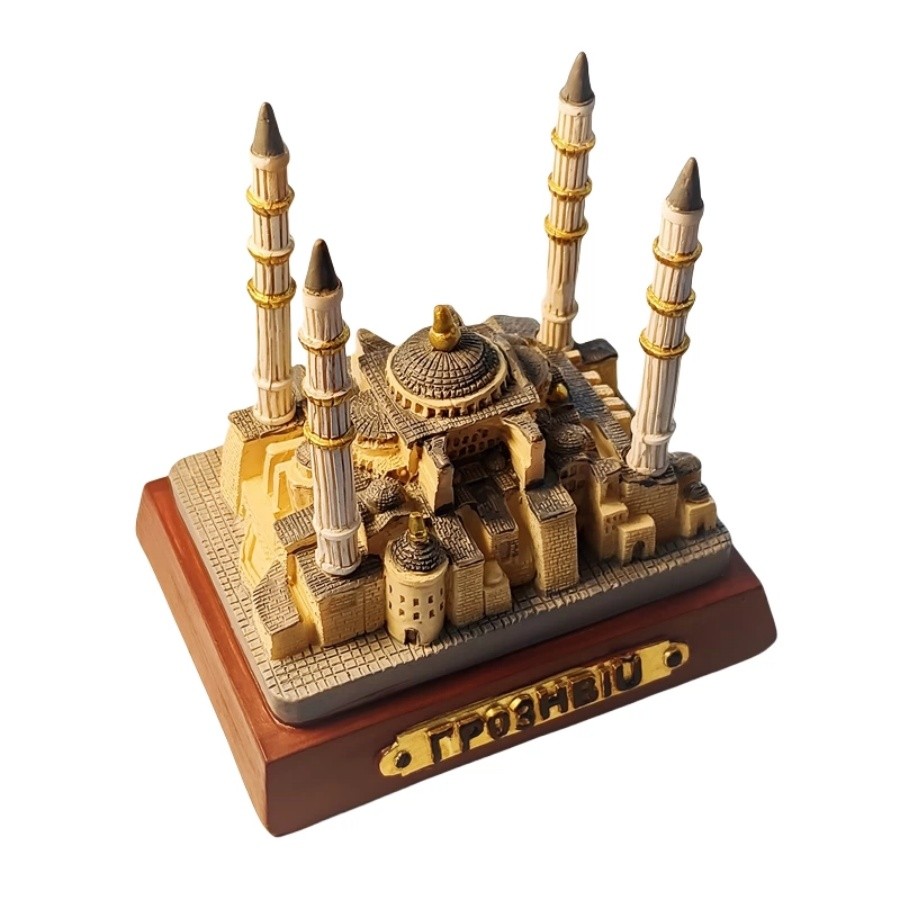 Blue Mosque Istanbul Turkey Resin Statue Miniature Tourist Souvenir Desk Decor