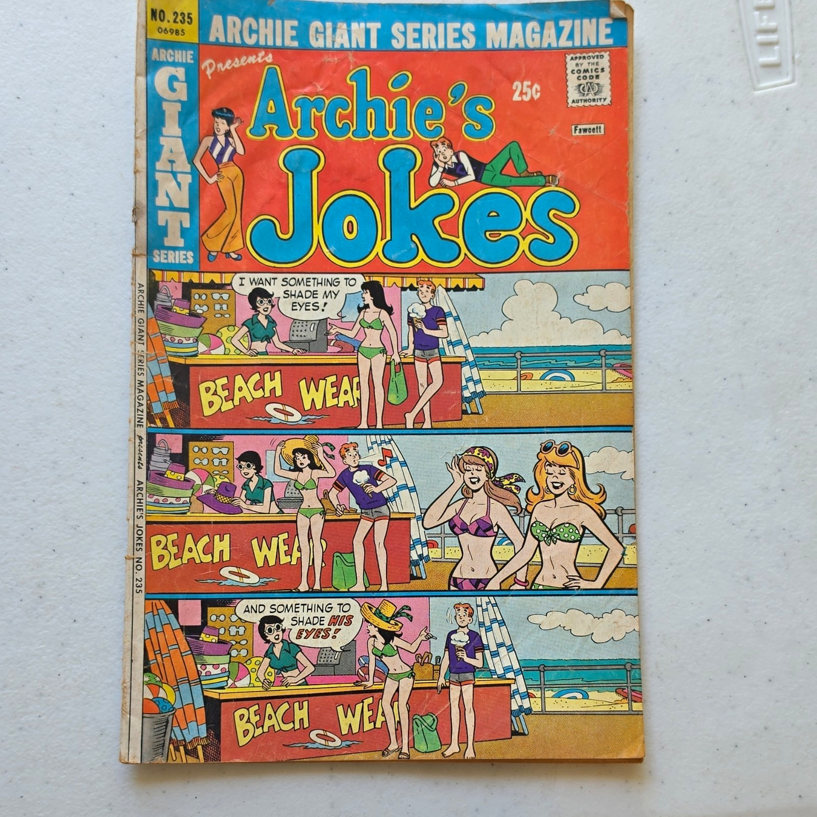 Archie Giant Series Magazine #235 (Aug 1975) Frank Doyle Archie’s Jokes