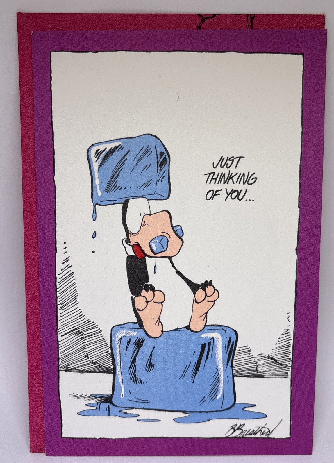 Vintage 1993 Opus n Bill Thinking Of You Greeting Card American Greeting