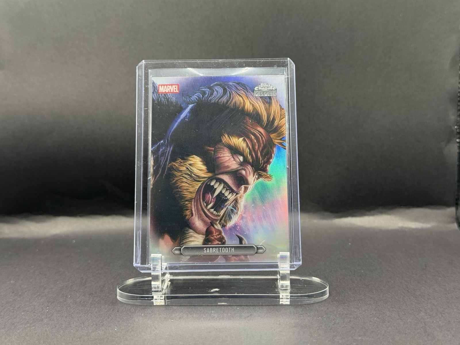 2026 Topps Chrome Marvel Comics Sabretooth Fanfare Refractor #FF-35