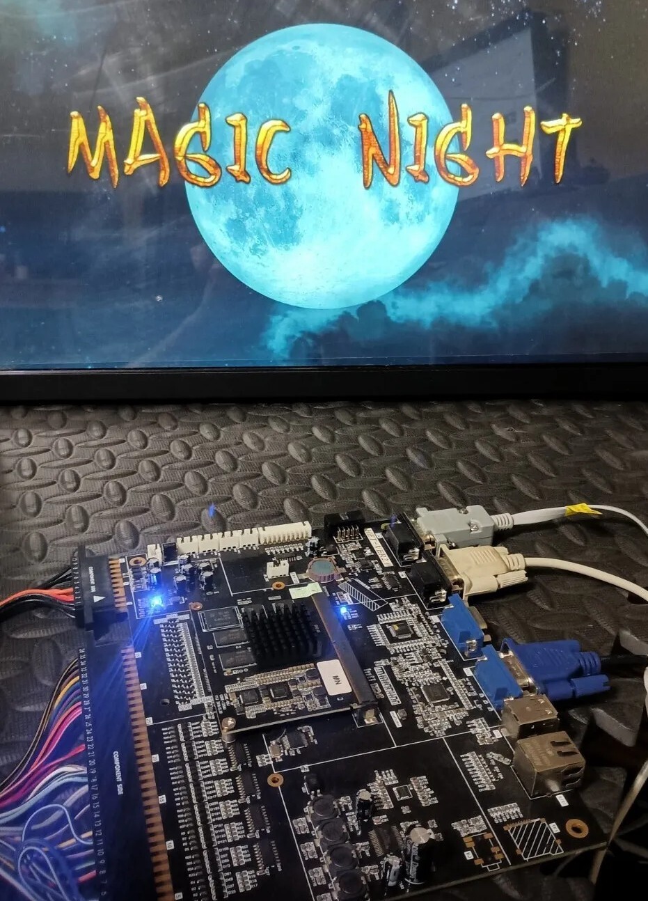 Magic Night Game Board Used Tested Working 