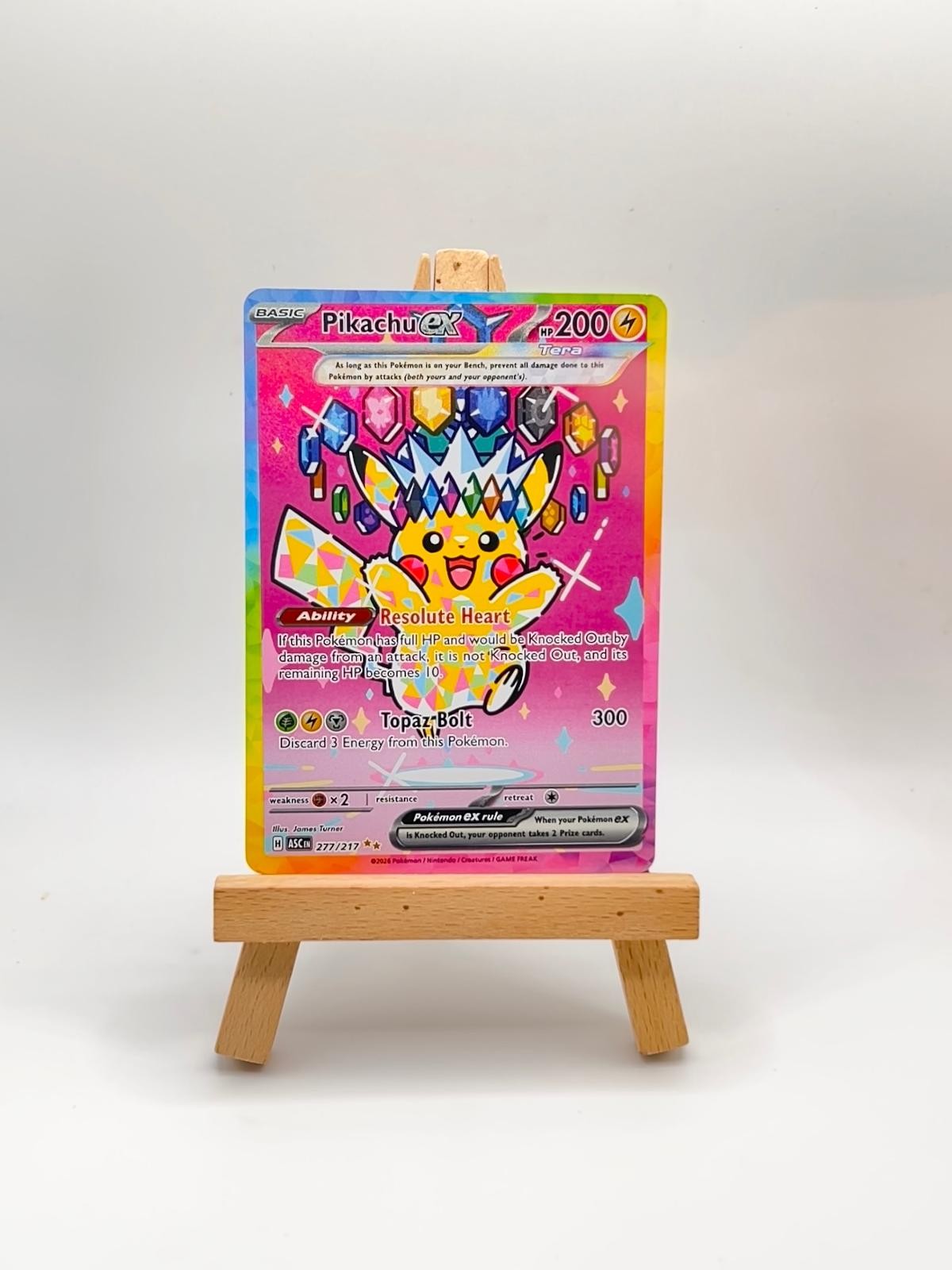 Pokemon PIKACHU EX 277/217 Ascended Heroes Near Mint - English OC
