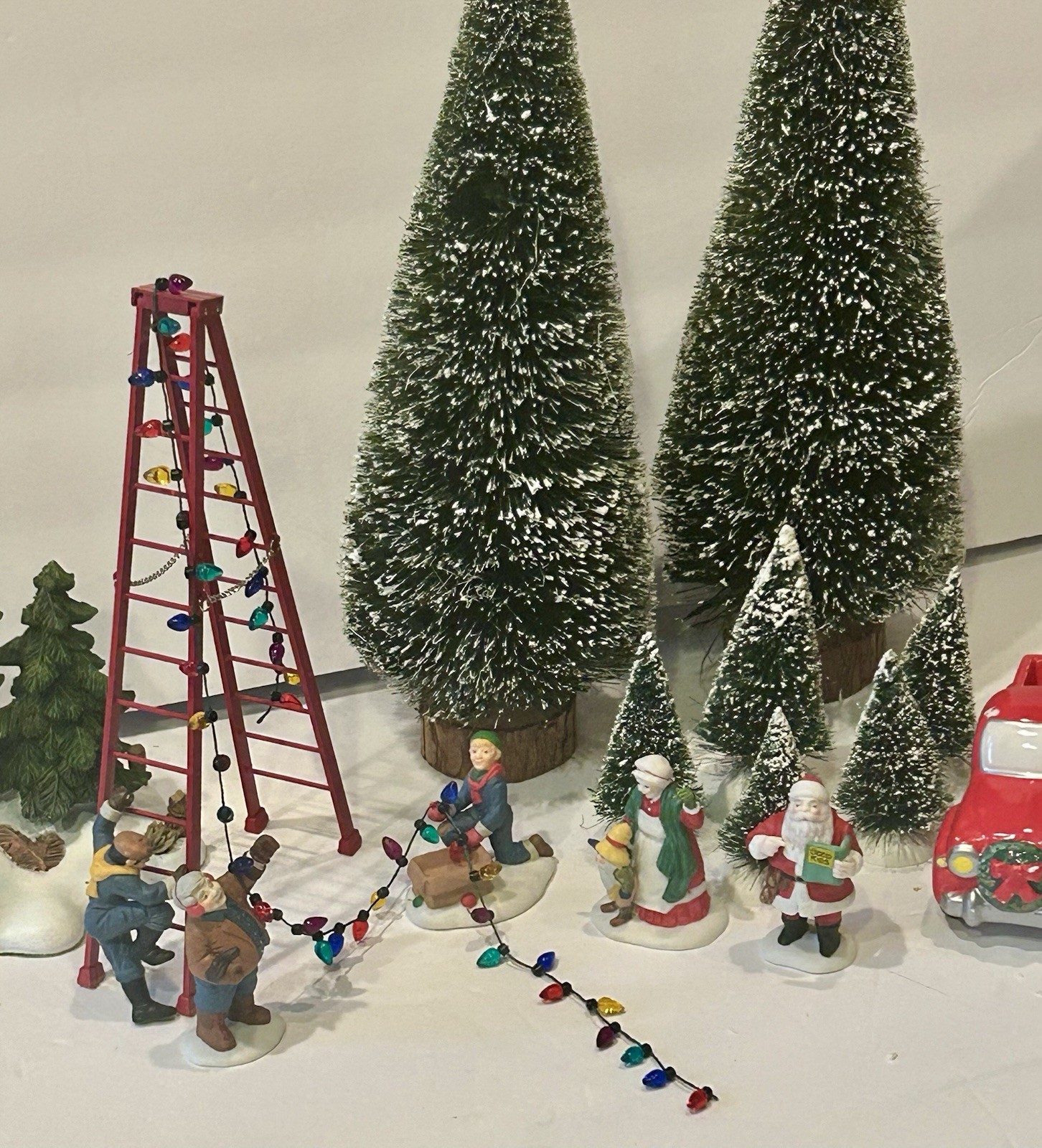 Vintage Dept 56 Christmas Village Accessories Lot•Orignal Boxes•5 Boxed Sets•EUC