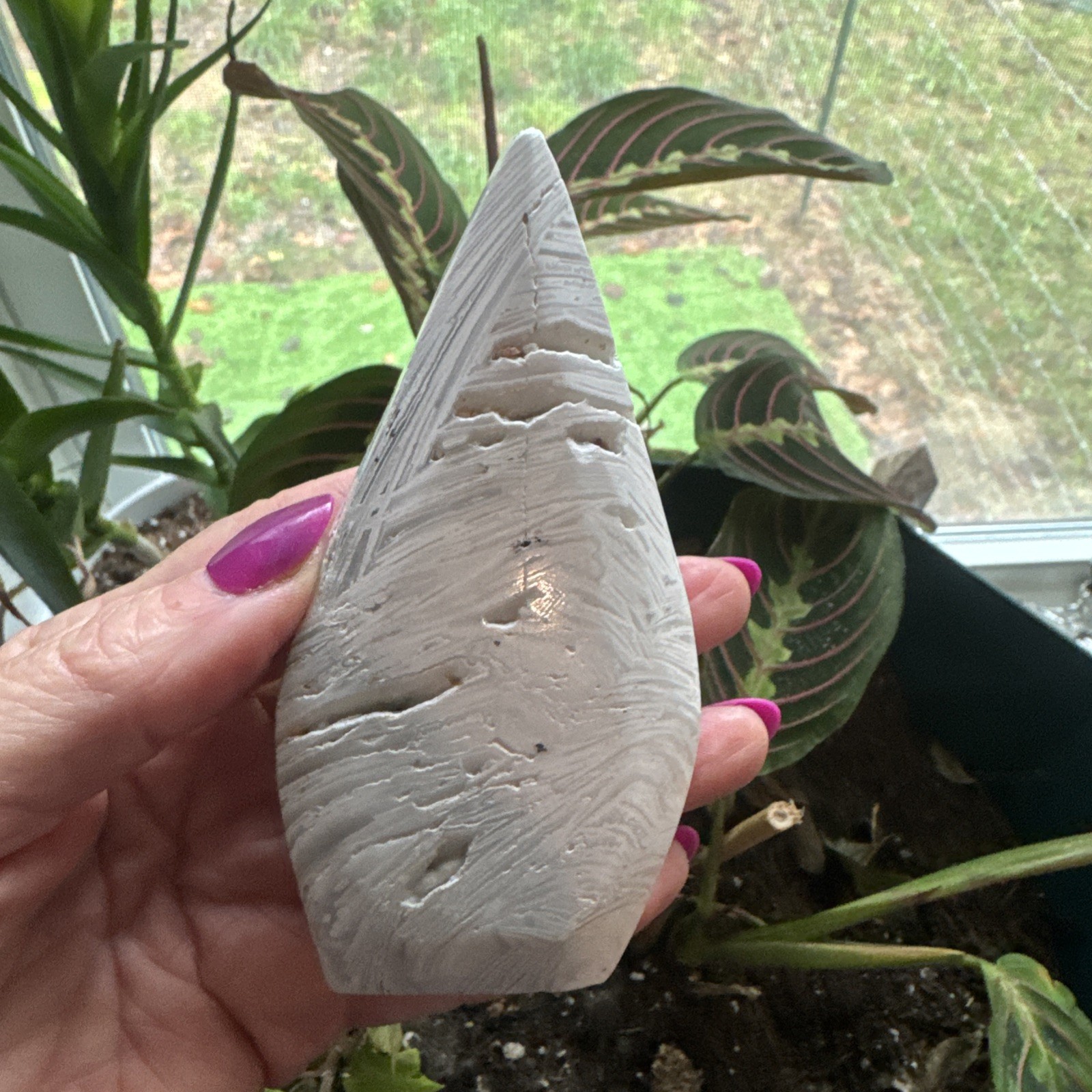 Thousand Layer Crystal Teardrop 177 Grams 4.5”