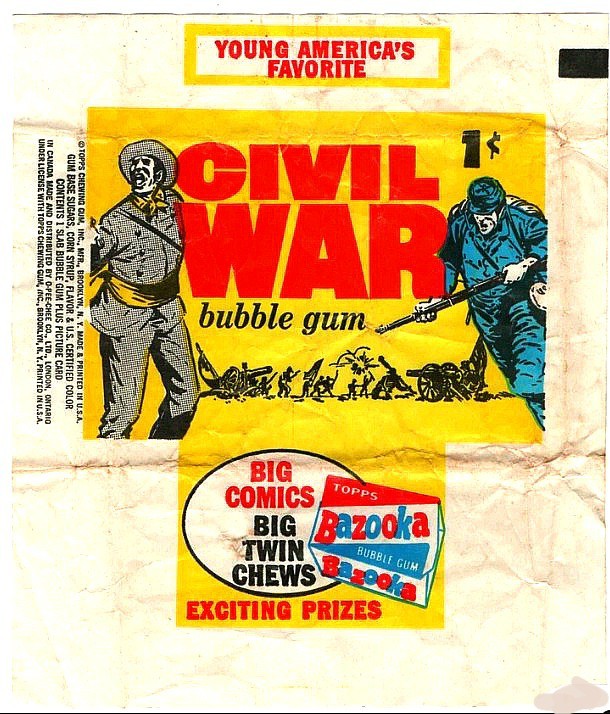 1962☆REPRINT☆CIVIL WAR 1c wrapper- RARE  penny  version.