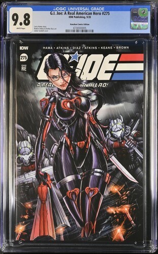 G.I. Joe : A Real American Hero 275 CGC 9.8 Hanahan Comics Edition 2020