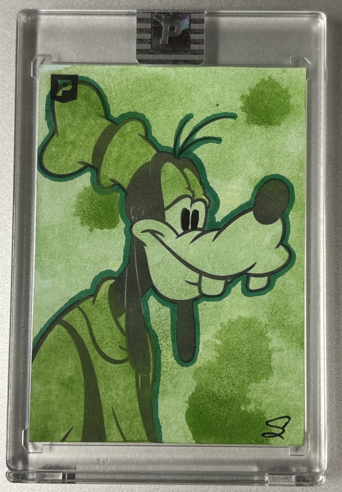 Pristine Authentic Great Green Goof Goofy Sketch Card by Scott Cook 5 Disney Pristine Authentic Great Green Goof Goofy Sketch Card by Scott Cook 5 Disney