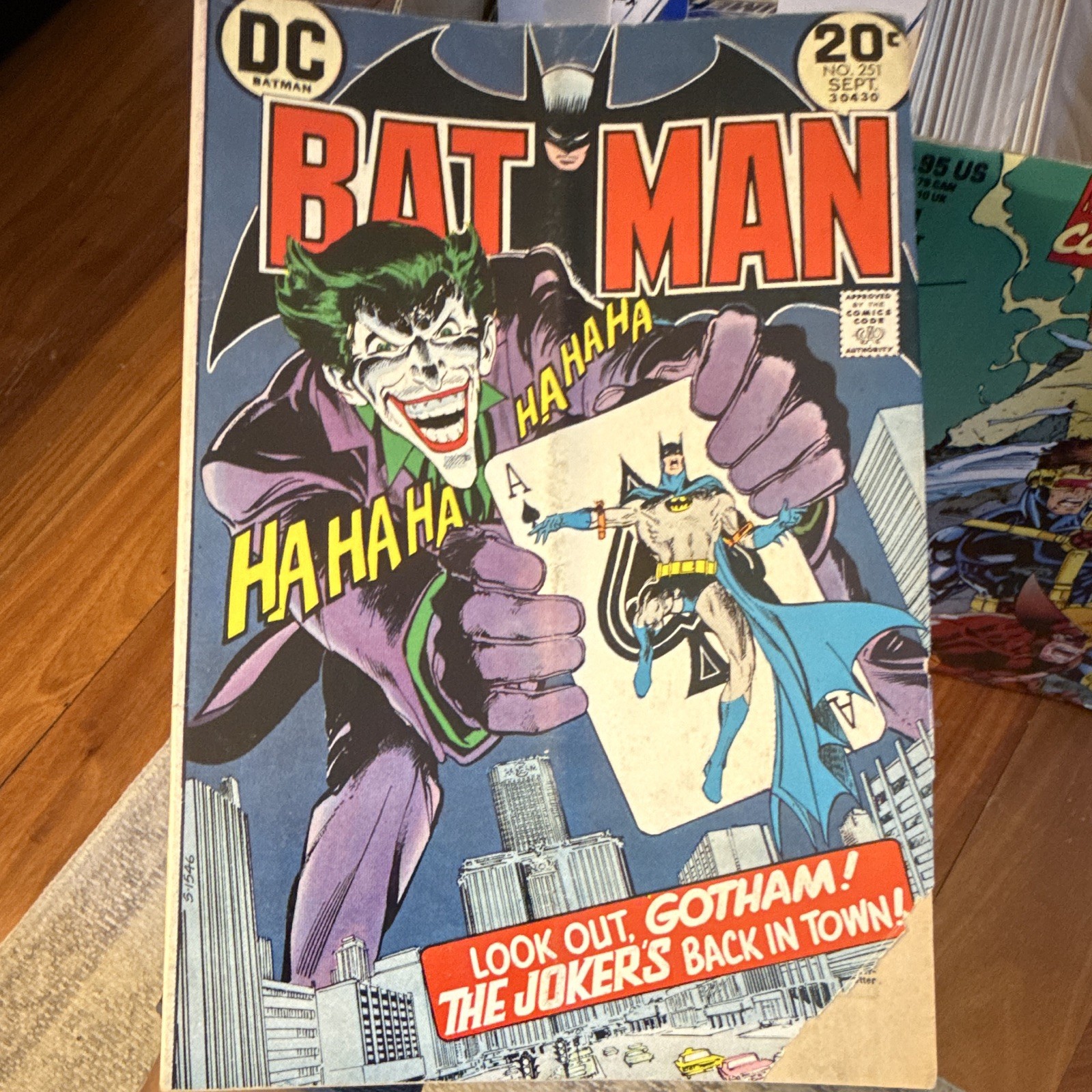 DC Comics Batman 251 Sept 1973 Bronze Age Joker Denny O'Neil Neal Adams DC Comics Batman 251 Sept 1973 Bronze Age Joker Denny O'Neil Neal Adams
