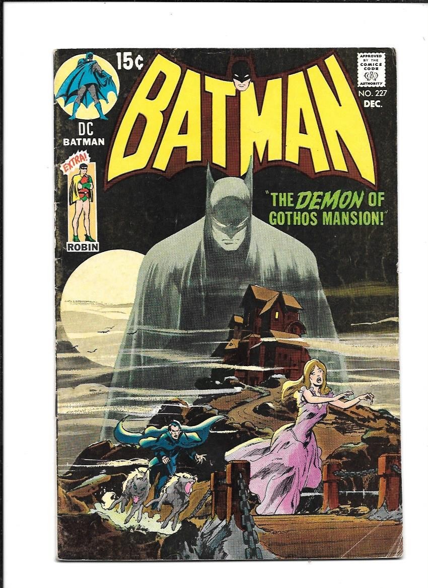 BATMAN #227 VG/FN 5.0 DC 1970 NEAL ADAMS COVER ART $625 BATMAN #227 VG/FN 5.0 DC 1970 NEAL ADAMS COVER ART $625