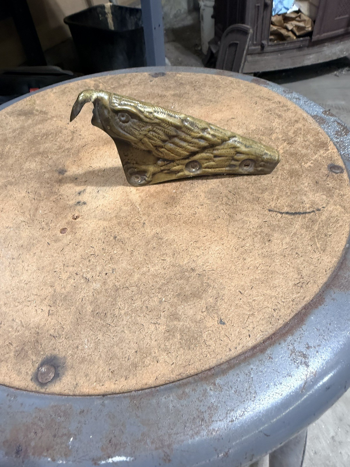 Used Cairns Brass Eagle Front Holder N5A, N6A Used Cairns Brass Eagle Front Holder N5A, N6A