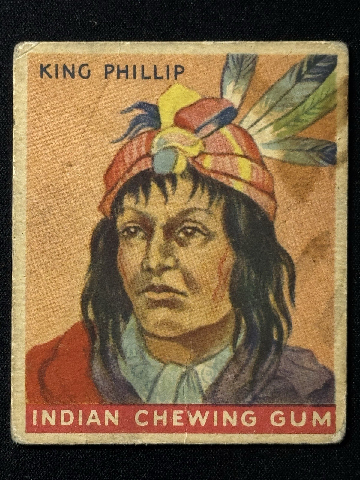 1933 R73 Goudey Indian Gum, Series of 96 - #30 KING PHILLIP
