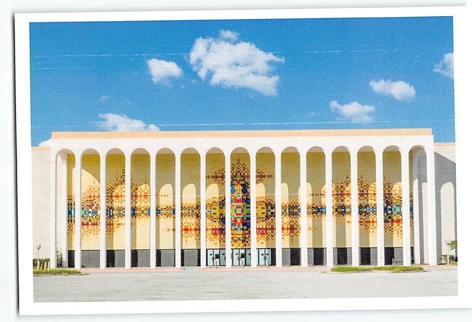 Postcard Sanger-Harris Mosaic at the Valley View Center Mall Dallas Texas USA