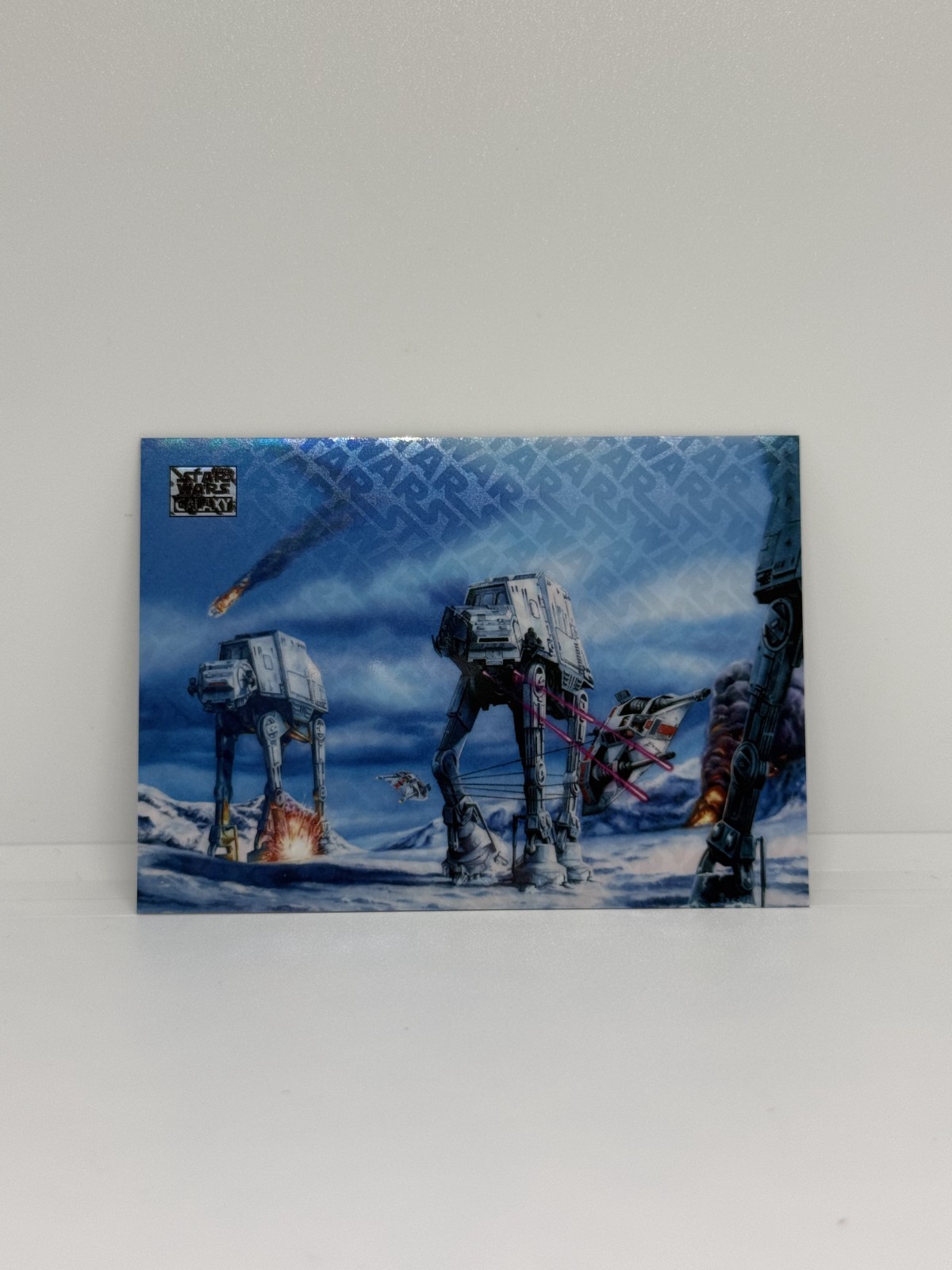 2025 Topps Chrome Star Wars Galaxy Hoth Battle Logofractor #/77