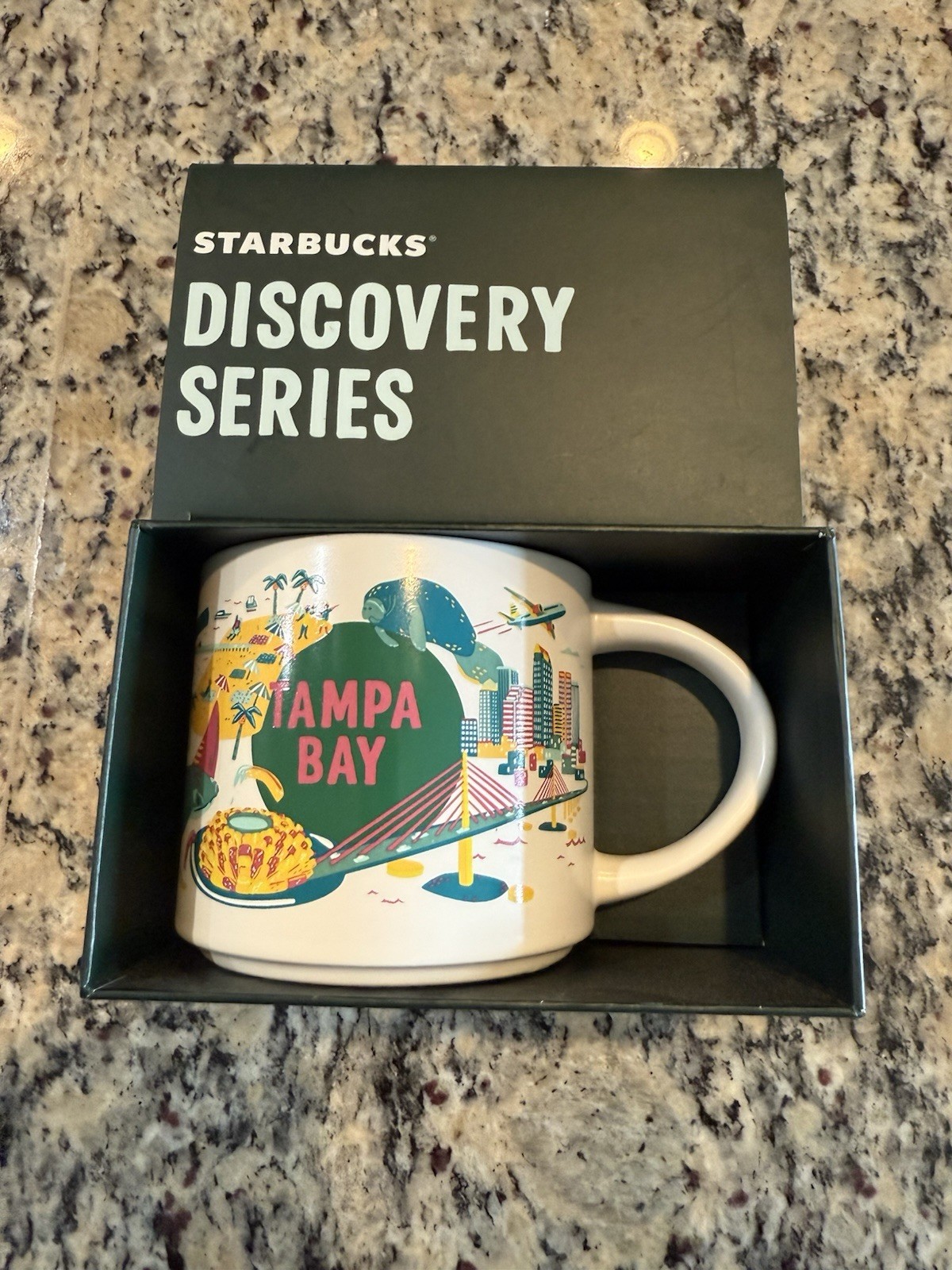 TAMPA BAY Starbucks Discovery Series 14oz Ceramic Mug NEW in BOX 
