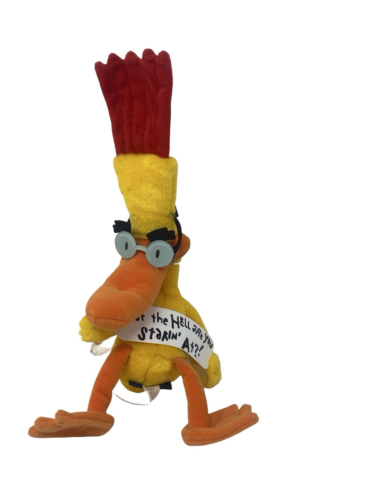 Rare Vintage Duckman Plush Window Hanger Paramount 1997 Duck Man Animated Series