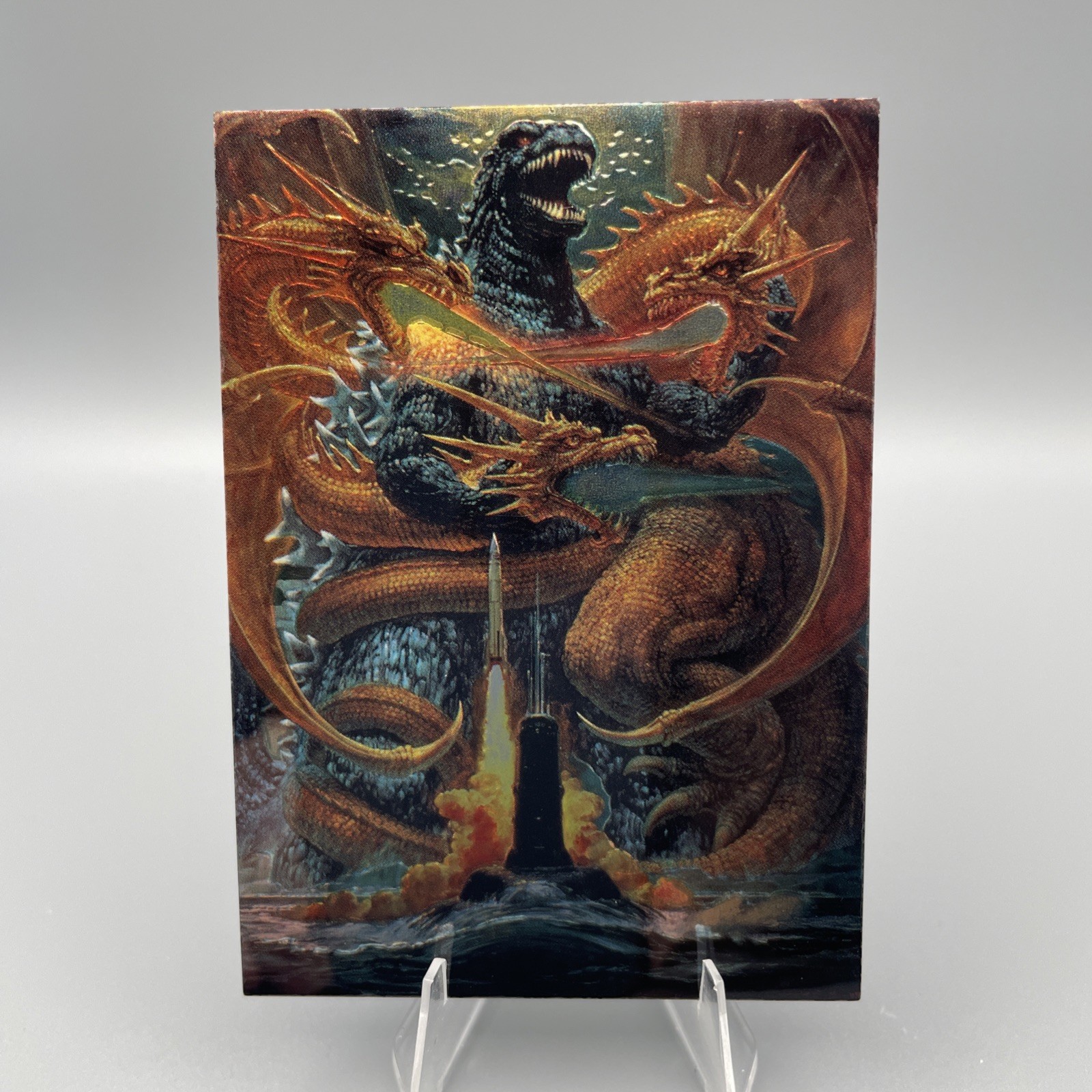 1996 Toho Godzilla JPP Amada Card Chrome Chromium 1996 Toho Godzilla JPP Amada Card Chrome Chromium