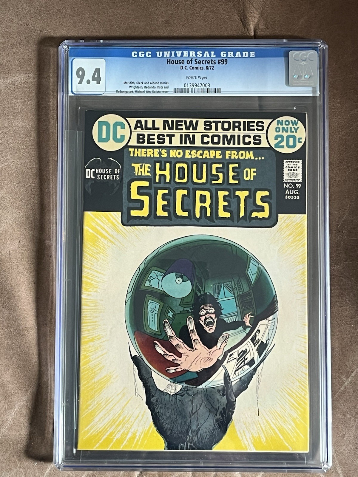 House of Secrets #99 CGC 9.4 (DC Comics August 1972) House of Secrets #99 CGC 9.4 (DC Comics August 1972)