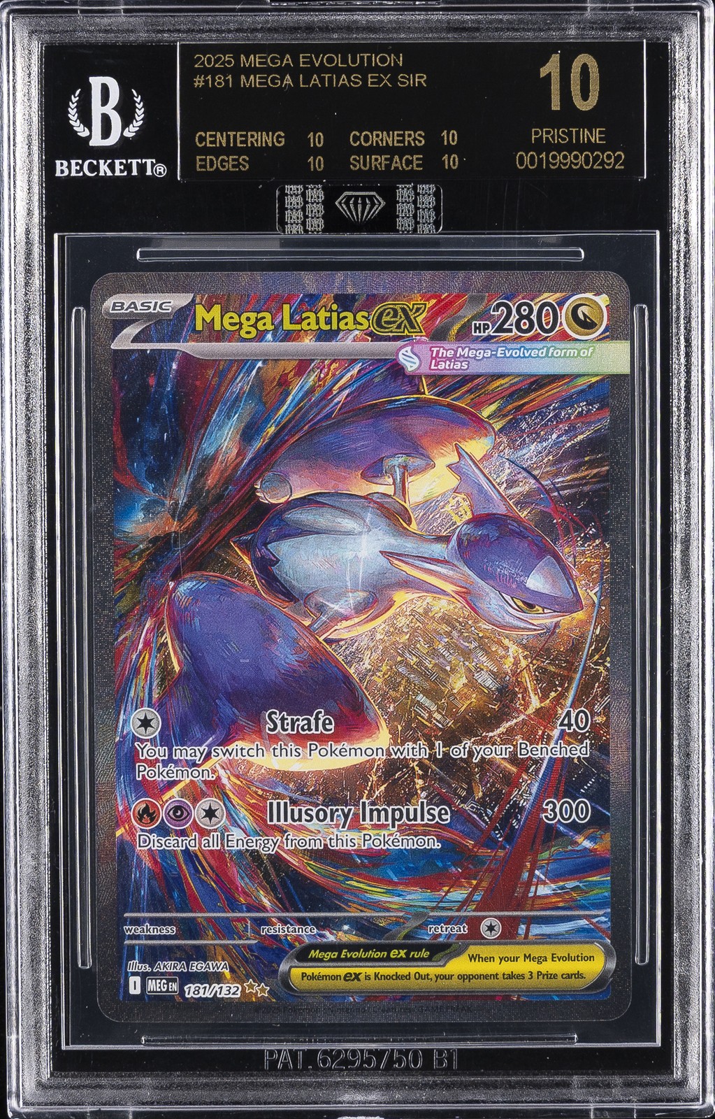 2025 MEGA EVOLUTION #181 MEGA LATIAS EX BGS 10